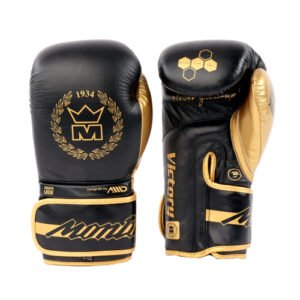 Gants de boxe Montana Victory noir or