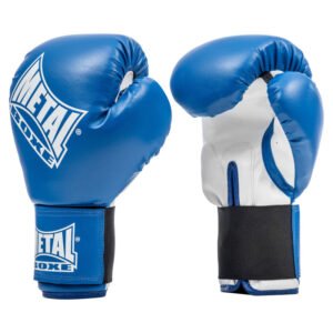 gants de boxe initiation metal boxe bleu