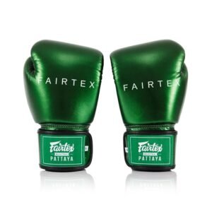 Gants de boxe Fairtex Metallic Green – Image 3