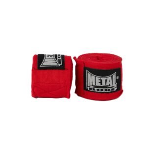 Bandes de boxe metal boxe rouge 4m