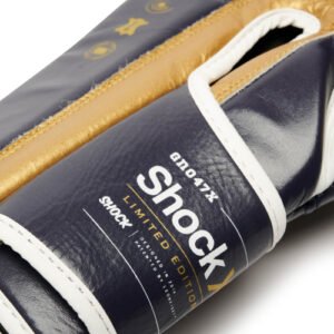 Gants de boxe shock bleu poignet
