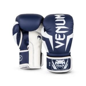 Gants de boxe Venum Elite Bleu Marine/Blanc