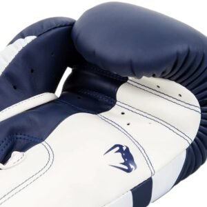 Gants de boxe Venum Elite Bleu Marine/Blanc – Image 3