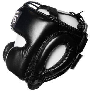 casque de boxe pro cuir reyes profil
