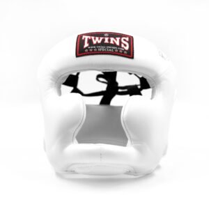 casque twins hgl3 blanc face