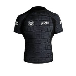 rashguard wicked one caïman noir gris