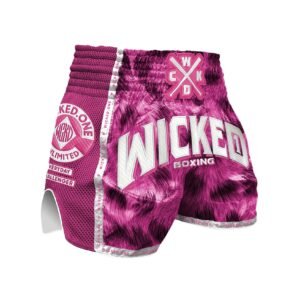 short muay thaï hunter pink w1