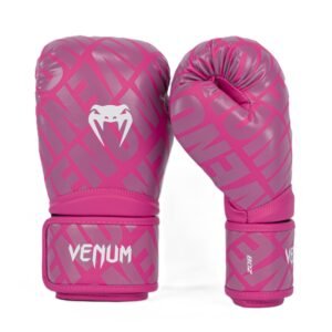 gants de boxe venum contender 1.5xt rose enfants profil