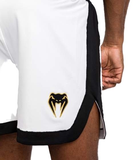 Short de boxe Venum Classic Blanc/Noir – Image 3
