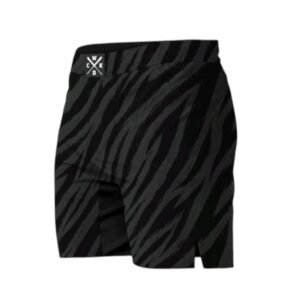 short mma court black tiger wicked one