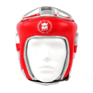 casque de boxe montana helmet tfk rouge face