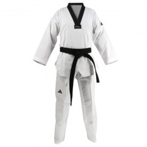 dobok taekwondo adidas col noir
