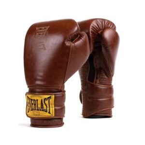 gants de boxe everlast cuir gl sparring marron