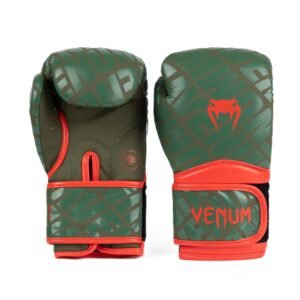 gants de boxe venum contender enfant kaki face