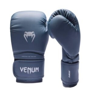 gants de boxe venum contender1.5 bleu argent