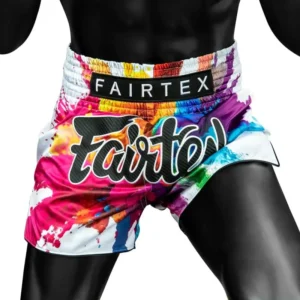 Short de boxe thai Fairtex White Funky Soul