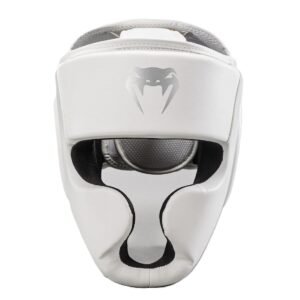 casque de boxe venum contender 1.5 white silver
