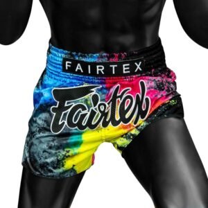 Short Muay Thaï Fairtex Black Acid Jazz
